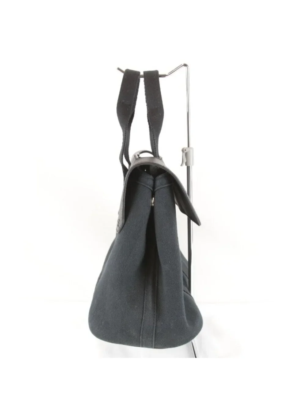 Hermes Valparaiso Handbag with PM Pouch Toille Blanc